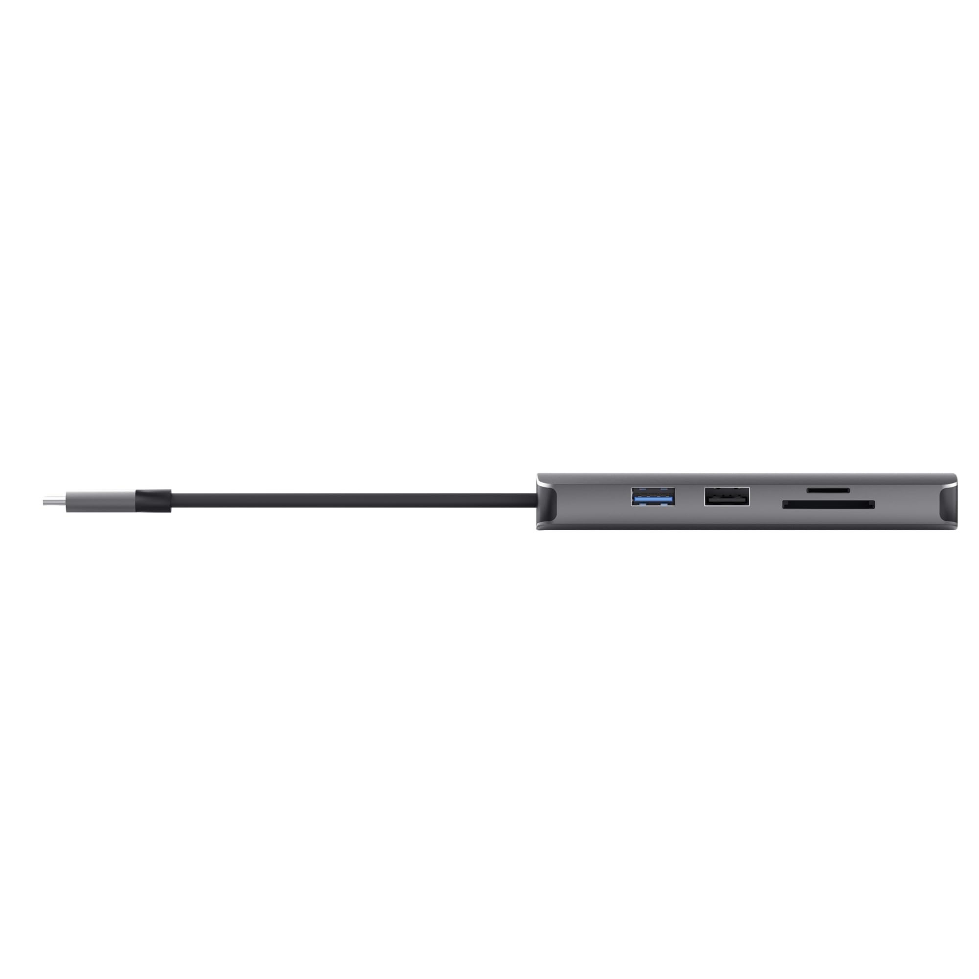 Trust Vylor Hub USB C 8-in-1 Adattatore HDMI 4K@60Hz, Gigabit Ethernet, Lettore di Schede MicroSD/SD, USB-C USB-A, Porta di Ricarica 100W, Docking Station PC Computer Portatili Dell HP MacBook