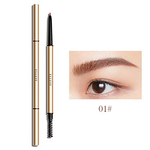 Onkessy Lápiz cejas doble punta Fácil colorear Cejas