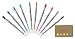 Uni-Ball Signo Gel Ink Refills for Uni Style Fit Gel Multi Pen 0.5mm 10 Color Ink, Sticky Notes Value Set