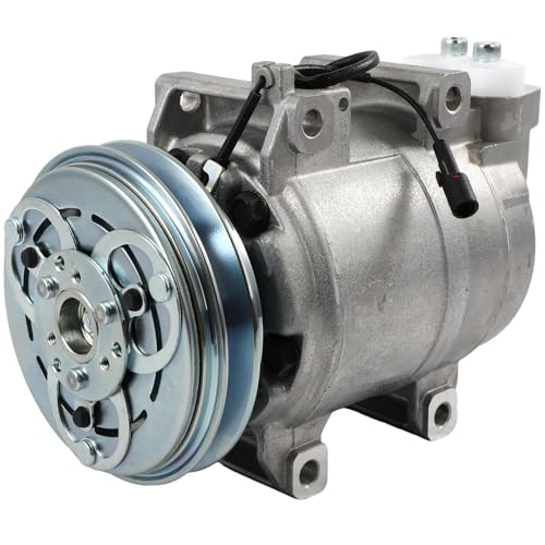Image of ECCPP AC Compressor 2000-2004 for GMC W4500 W5500 Forward 4.8L | 2011-2018 for Isuzu for NPR 3.0L Fast Cooling AC Compressor with Clutch