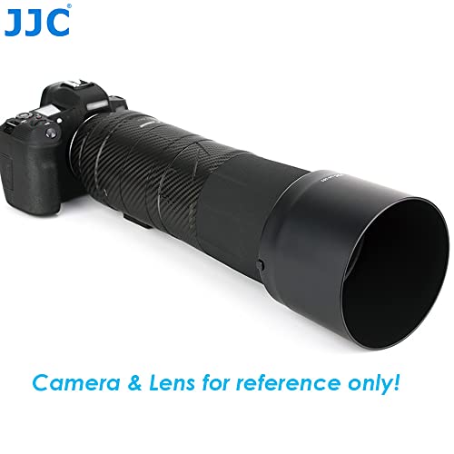 Image of JJC LH-101 Black Dedicated Bayonet Mount Lens Hood Shade, Compatible with Canon RF 800mm f /11 is STM Lens, Reversible Non-Glare Matte Finish, Replacement of ET-101 Lens Hood