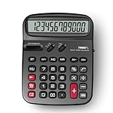 TRULY Desktop Calculator, 12-Digit Extra-Large LCD, Dual Power Solar & Battery, GT & MU Keys, Ergonomic Angled Display, Office & Business Calculator -836
