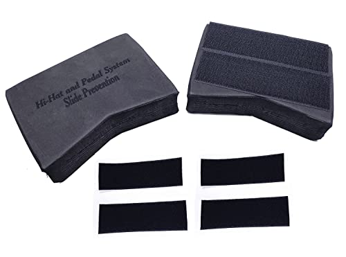 TUOREN Set of 2 Drum Block Hi-Hat and Pedal Anchor System Stops Drum kit Creep & Slipping Drum Set...