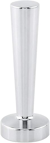 Fdit Prensa de café, herramienta de manipulación de café espresso sólido de acero inoxidable, base plana para máquina de cápsulas