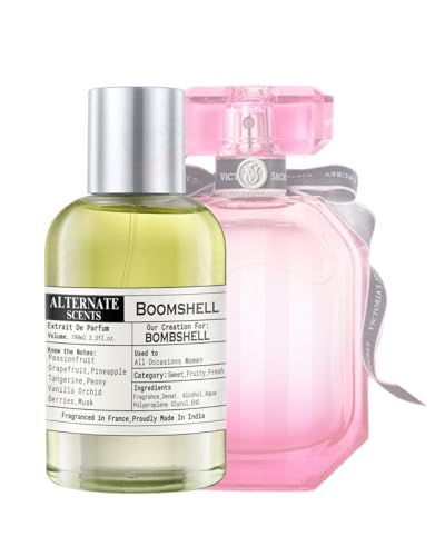 Image of Alternate Scents Boomshell Long Lasting 100ml Perfume For Woman |Strong& long Lasting with 30% Oil Concentration| Fresh, Flirty & Feminine| Fragrance From France | Made In India|