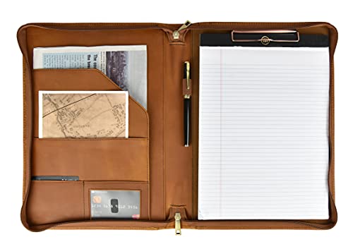 A Bundle Of Black Real Leather Portfolo & Brown Vegan Leather Portfolio #TOP1