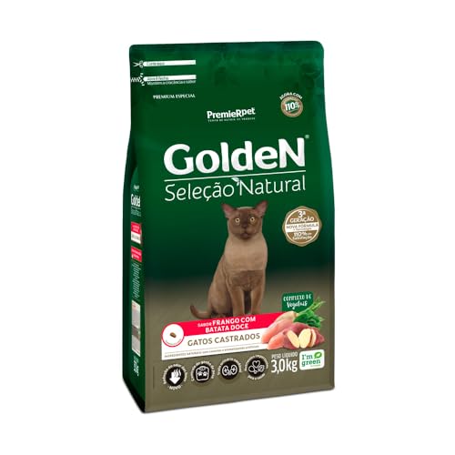 PremieR Pet Golden Seleção Natural Ração Seca para Gatos Castrado...
