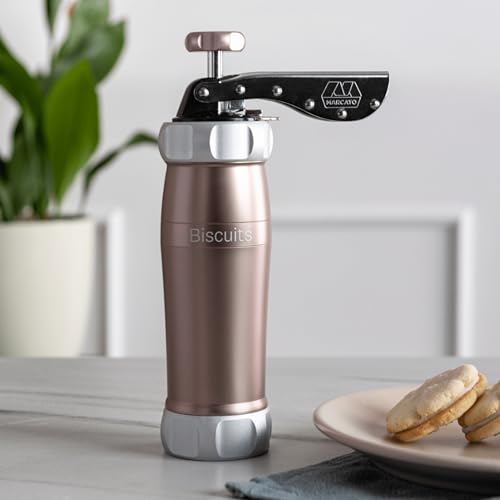 Machine à biscuits en poudre rose Marcato avec moules interchangeables en aluminium