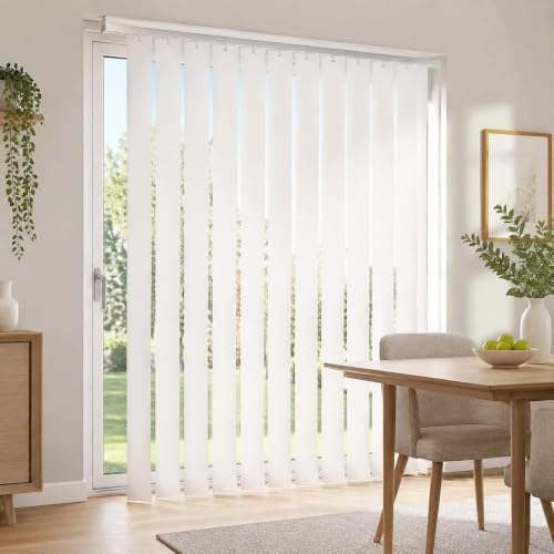 Repara tus persianas verticales con el pack de 2 lamas de PVC blanco compatibles 7