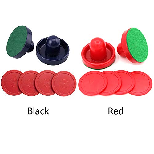 Tongdejing Air Hockey Pushers Pucks Set, Mallet Table Game Accessories Air Hockey Pusher Equipment for Table Hockey Pucks Game