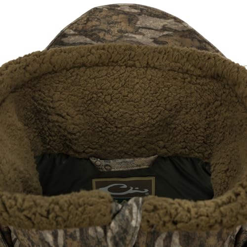 DRAKE Men's LST Insulated Timber Waterproof Breathable Reinforced Adjustable Hunting Hooded Jacket w/Neck Gaiter/Face Mask4