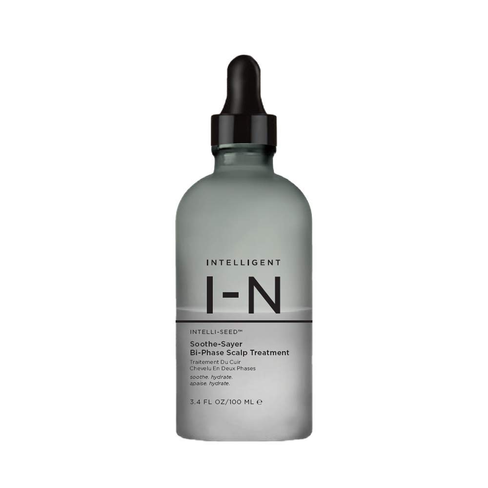 Intelligent Nutrients Sooth-Sayer Bi-Phase Scalp Treatment - Deeply Hydrating Plant Oils Help Balance & Improve Dry, Itchy Scalp - Soothing Celery Seed Extract & Caffeine (3.4 oz)