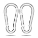 everlar® Karabiner Doppelpack I 9mm L, 250kg I Sicheres & Einfaches Befestigen von Hängesessel, Hängematte, Schaukel, Boxsack, Sonnensegel u.v.a.