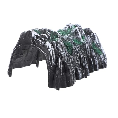 4pcs Railway Scenery Model Railway Tunnel Railway Train Cave Railway Mountain Tunnel Playing Tunnel Model Decor Christmas Toy Children Train Tunnel Track Train Simulator Plastic
