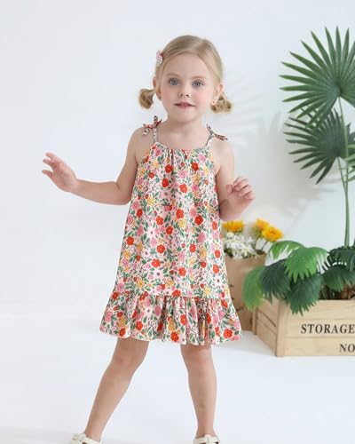 Image of Weebaby Baby Clothes Girl Toddler Summer Outfits Infant Casual Sleeveless Halter Ruffle Tank Cute Short Set Baby Clothing