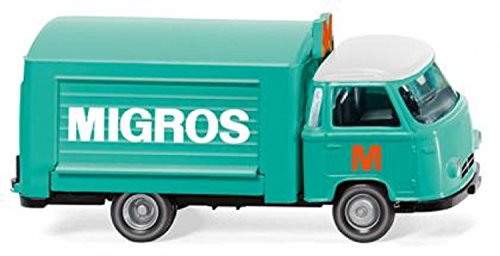 Preisvergleich Produktbild Wiking 027901 - Verkaufswagen (Borgward) Migros (1:87)
