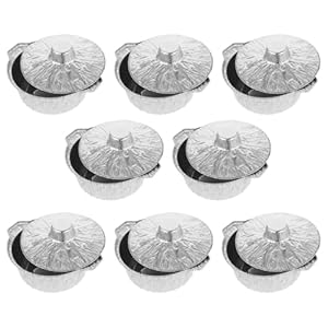 NULYLU 8er Satz Einweg Alufolie Grills