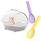 PLUSHCEWT Salle de bain pour hamster, baignoire de sable, baignoire pour...