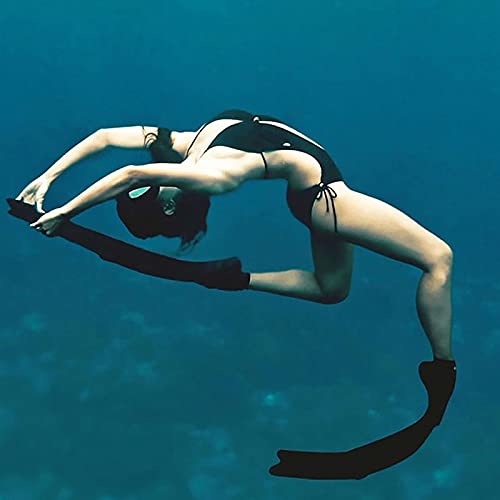 Flipper - Aletas de natación profesionales para adultos, portátil, de silicona, para buceo, buceo, buceo largo, sumergible, esnórquel, deportes acuáticos, equipo de aletas de buceo