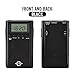 Pocket Radio, Digital AM/FM Radio with Clear Speaker, LCD Screen, Alarm Clock, Earphone and Stereo Mode