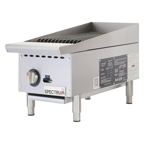 Winco 12" Charbroiler, Natural Gas, Radiant