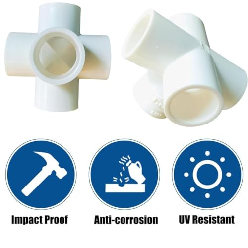 Image of HPF UPVC 5 Way ELBOW 3 /4 inch Inch HEAVY FITTINGS (5 WAY ELBOW -3 /4 inch INCH, 3)