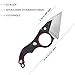 KUBEY Hippocam KU166 Fixed Blade Utility Knife Hand Tool 2.36in D2 Steel Blade with Kydex Sheath