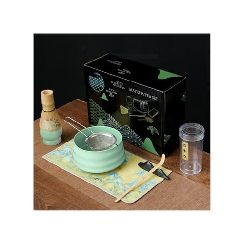 MATCHA KIT De 7 Piezas, Kit Matcha Japonés Completo Con Chasen De Bambú Cuenco Y Accesorios, Kit Té Matcha Premium, Regalo Ideal Para Ceremonias Y Amantes Del Té Matcha Y De La Vida Sana MATCHA KIT De 7 Piezas, Kit Matcha Japonés Completo Con Chasen De Bambú Cuenco Y Accesorios, Kit Té Matcha Premium, Regalo Ideal Para Ceremonias Y Amantes Del Té Matcha Y De La Vida Sana