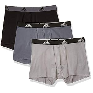 adidas Men’s Stretch Cotton Boxer Trunk (3-Pack) sous-vêtement Homme
