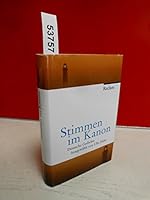 Stimmen im Kanon. 3150105366 Book Cover