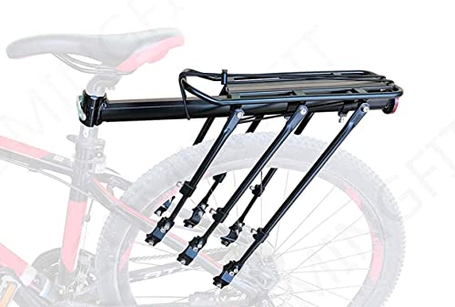 COMINGFIT Fahrradträger, 180 kg Kapazität, Massive Lager, universell Verstellbarer Fahrradgepäckträger, 6 Starke Beine, Geringes Gewicht Cover