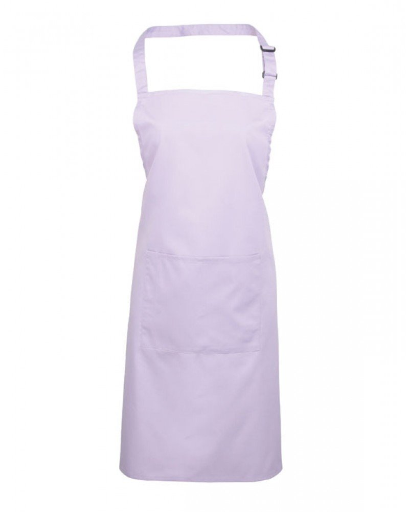 Premier Workwear Unisex Lilac Adult Pr154 Bib Apron With Pocket - Various Colours Available (Lilac)