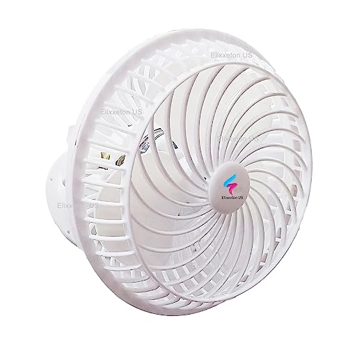 Image of Cabin Fan 9 Inch || 1 Year warranty || High Speed Motor || New HSLV technology || 100% Copper Motor || 1 Year Warranty || Cabin Fan || White || JM730