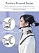 zenopax Cervical Traction Device, Neck Stretcher for Neck Support, Lightweight & Adjustable Cervical Neck Traction Device for Home Use, Neck Pain & Tension Relief (White)