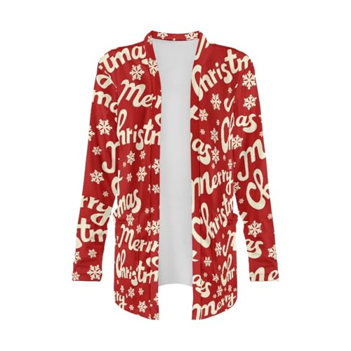 Image of Women's Lightweight Cardigans with Pockets Trendy Long Sleeve Open Front Cardigan Casual Tops Jackets Fall Oufits S-2XL