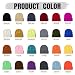 Buaodam Mütze Personalisiert, Personalisierte Bestickte Mütze, Mützen Bedrucken Mit Bestickt Wort Logo Und Foto Drucken, Unisex Mützen Herbst Winter Gestrickte Warm