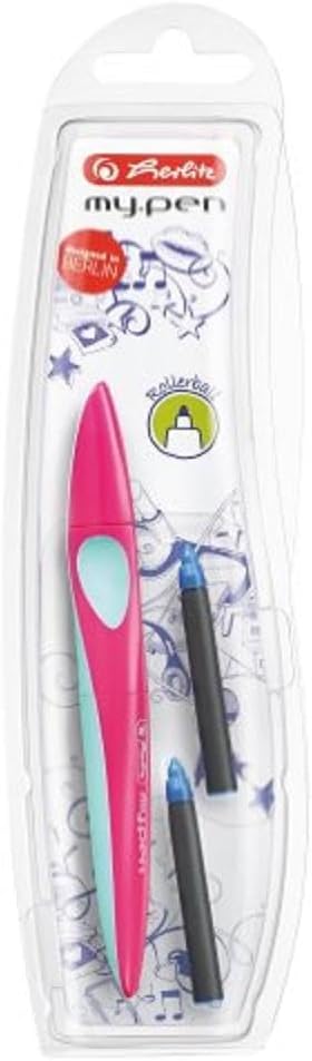herlitz 11377256 Rollerball pen my.pen, purple/mint