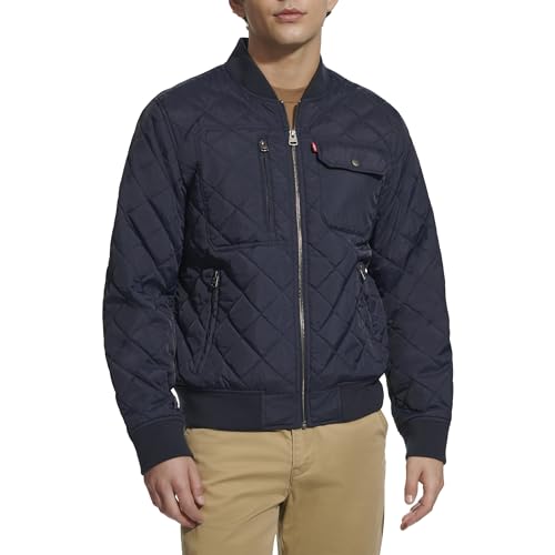 Image of Levi's Men's Levi's Men's Diamond Quilted Bomber Jacket