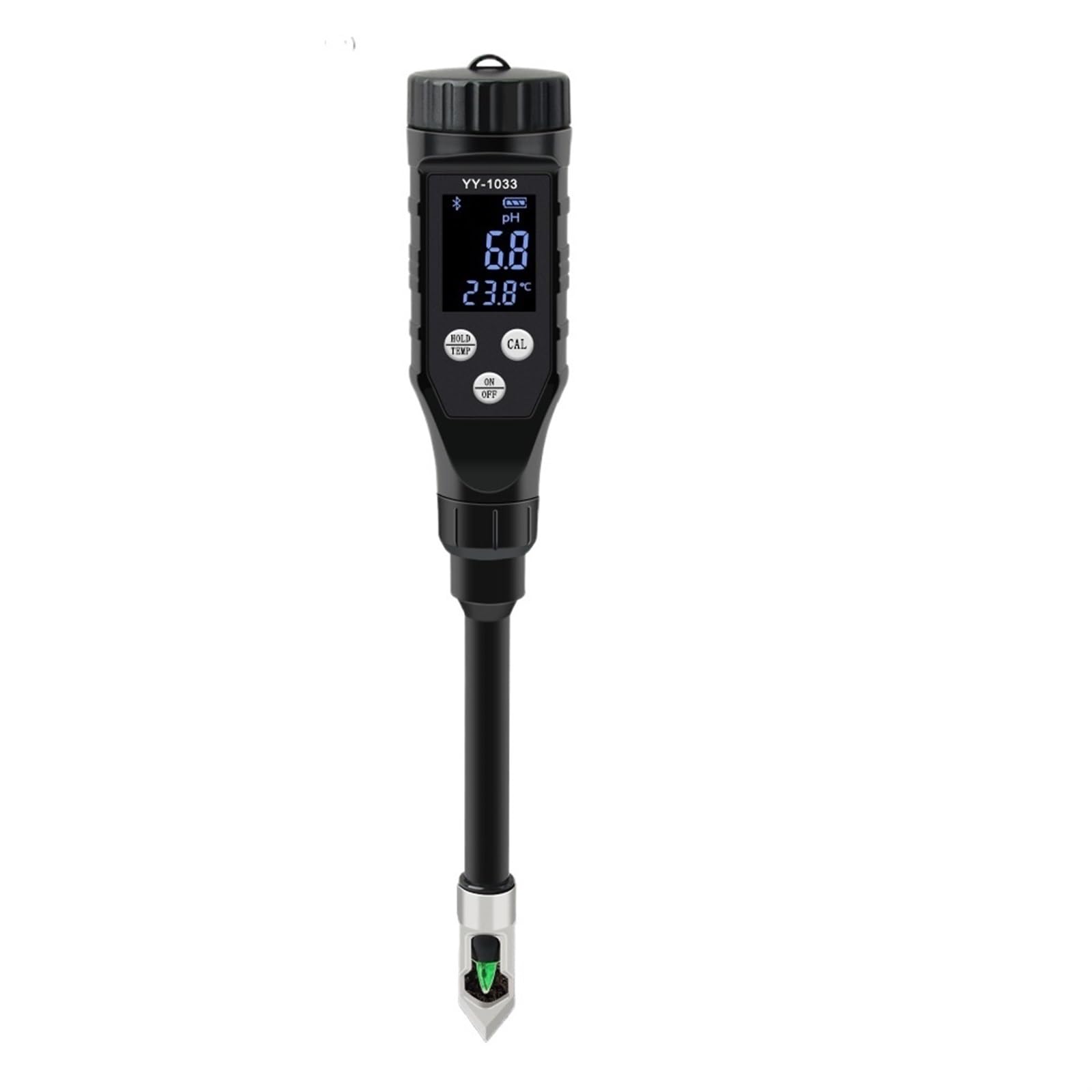 Smart Boden PH TEMP Meter YY-1033 Garten Topfpflanzen Säure Datenlogger Monitor for Obstgarten Begrünung Farmen