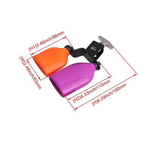 Lovermusic Plastic 10mm Diameter Musical Percussion Block Drum Set Block Drum Musical Instrument Kit - Thumbnail 6