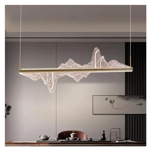 Lustre boule de verre suspendu avec éclairage LED blanc froid - 6