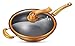 wok 32cm Vacuum Wok Pan NO-Stick sans fumée huileuse PAN PAN PAN INDUCTEUR CUCOCHER UNIVERSAL PAN POT DE CUISINE