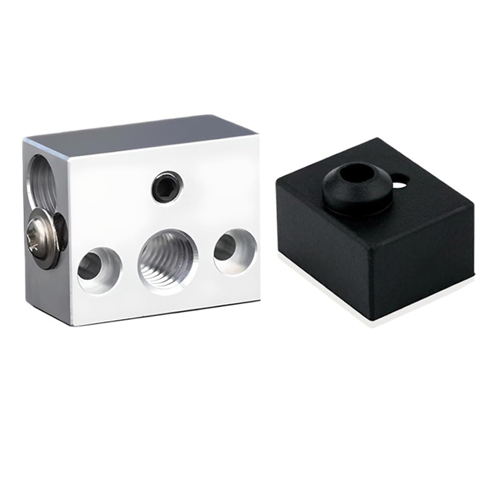 Ender 3 S1 Heater Block,Sprite Extruder Pro Upgrade Heating Block Aluminium with Silicone Sock for Ender 3 S1/Ender 3 S1 Pro/S1 Plus/CR10 Smart Pro/Sermoon V1 3D Printer.-picture-13