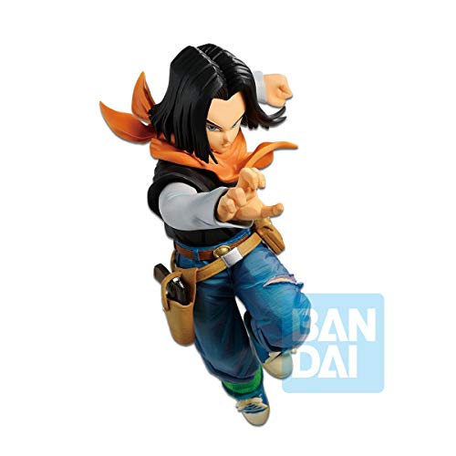 BANPRESTO Dragon Ball Z: The Android Battle with Dragon Ball Fighterz - Android 17 Statue (20cm) (82732) Cover