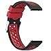 Fit for Samsung Galaxy Watch Active 2 40mm/ 44mm Watch Bands, Garmin Vivoactive 3 Music Bands, 20mm Quick Release Silicone Band Straps Wristbands for Galaxy Watch 42mm Women Men (Red)