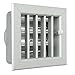 La Ventilazione GCSIAL1413100 Rejilla de ventilación empotrada para chimeneas, Aluminio, 140x130 mm