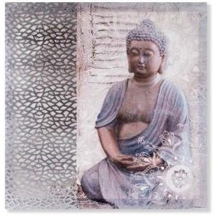 Cadre Toile Zen Bouddha 50x50 cm pour créer un coin méditation