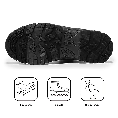 NORTIV 8 Mens Winter Boots Lightweight Casual Waterproof Slip Resistance Work Boot4