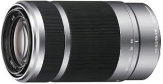 Sony SEL55210 E 55-210mm F4.5-6.3 OSS E-mount Wide Zoom Lens - Silver (Renewed)
