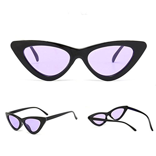 Preisvergleich Produktbild URSING Damen Mode Katzenaugen Sonnenbrille Integriertes UV Cat Eye Sunglasses Damenbrillen Herrenbrillen Frauen Retro Vintage Brille Nachtsichtbrille Eyewear Travel Sonnenbrillen (B)